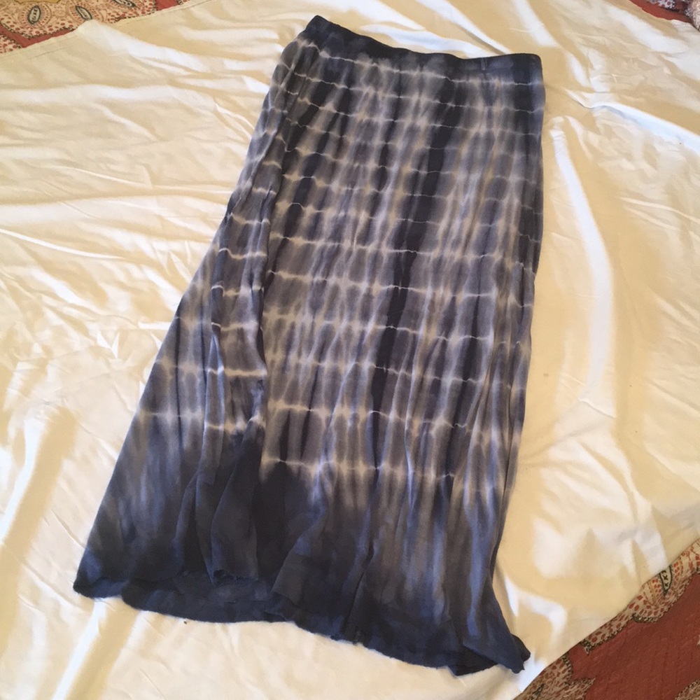 Tie dye maxi skirt